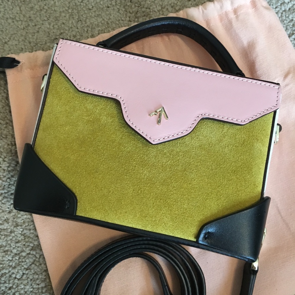 Manu Atelier Micro Bold Top Handle Bag